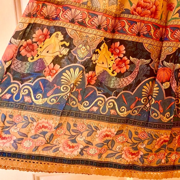 🌺🎉HP🎉🌺 NWOT Spell & The Gypsy Seashell Babydoll Midi Dress - Picture 12 of 16